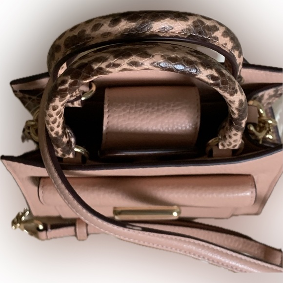 Coach Snake Embossed Trim Mini Pepper Crossbody - Picture 11 of 16